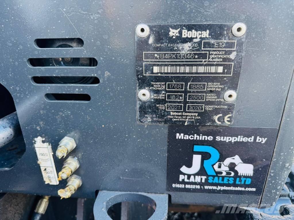 Bobcat E 19 Mini kotrók < 7t