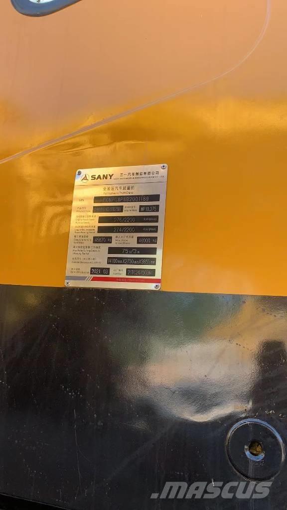 Sany 750s Terepdaruk
