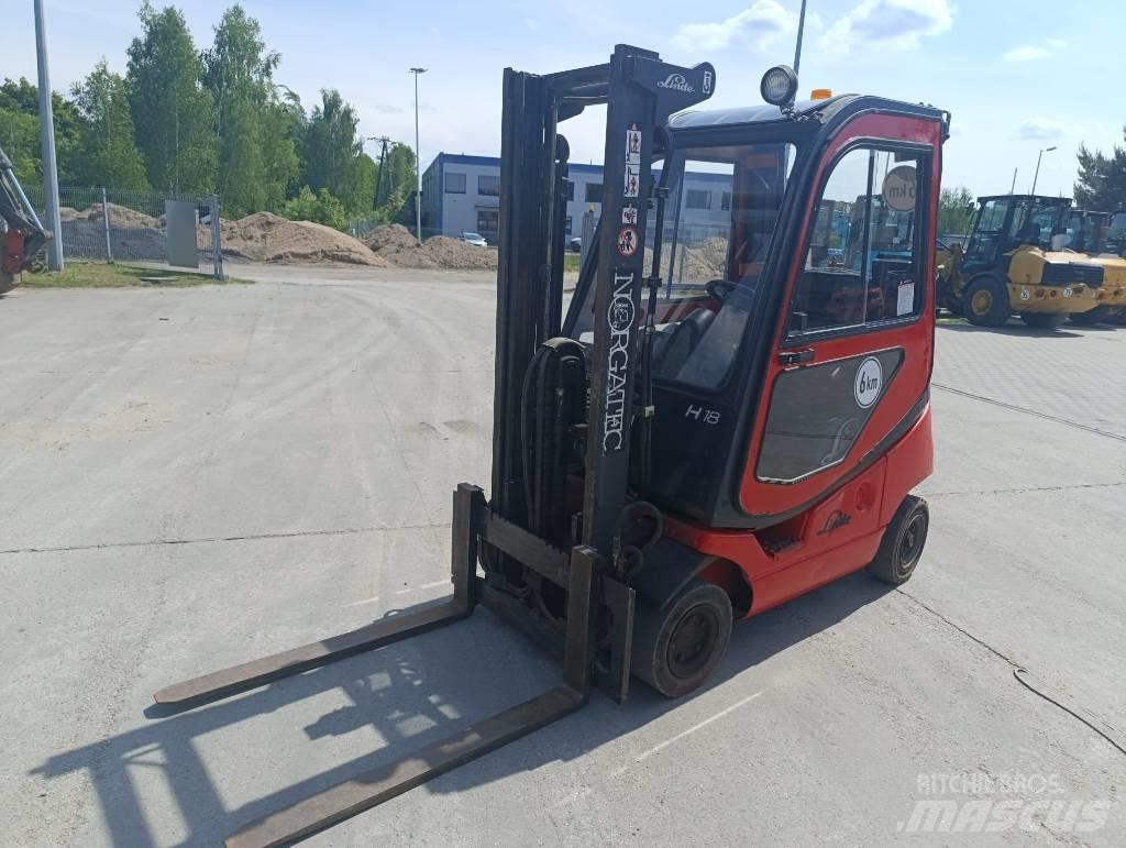 Linde H 18 T-03 Gázüzemű targoncák