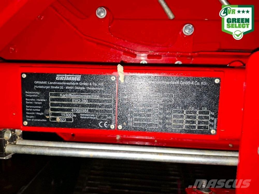 Grimme Evo 280 Hagyma betakarítók