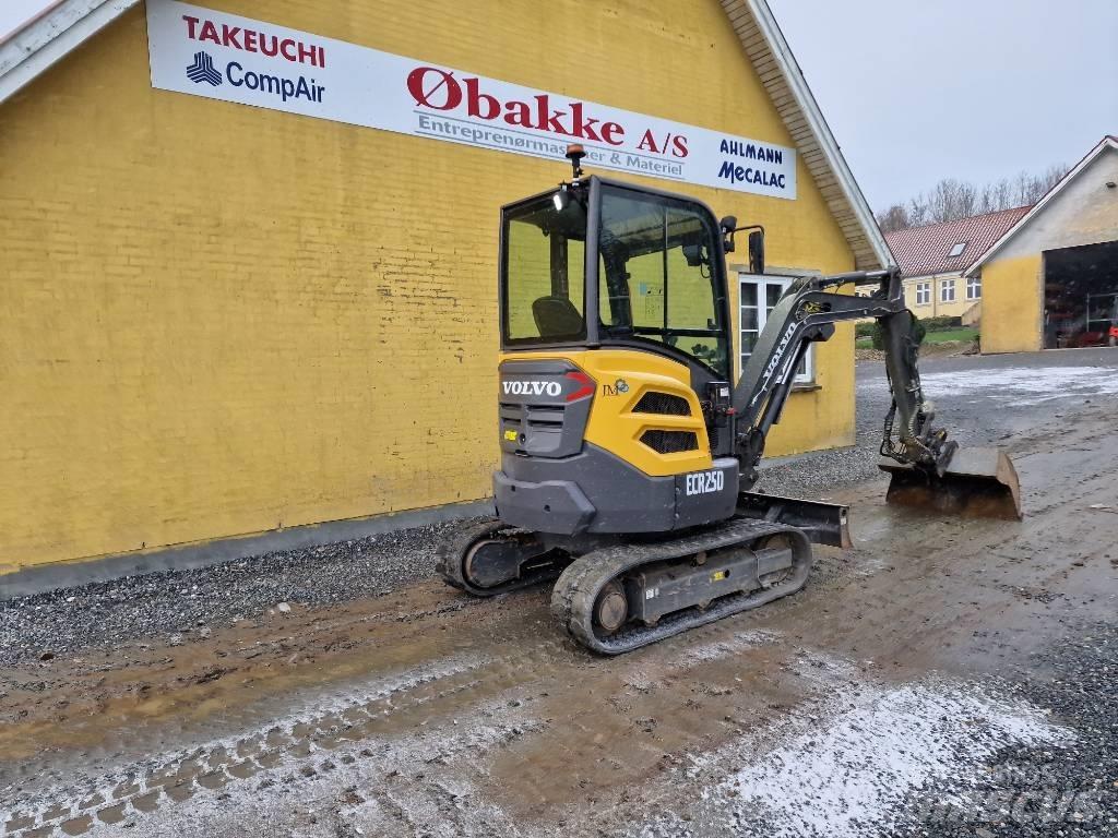 Volvo ECR25D Mini kotrók < 7t