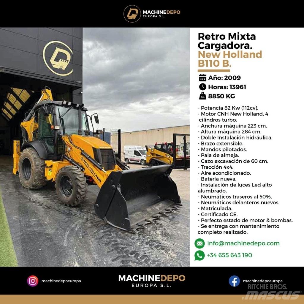 New Holland B 110 B Kotrórakodók