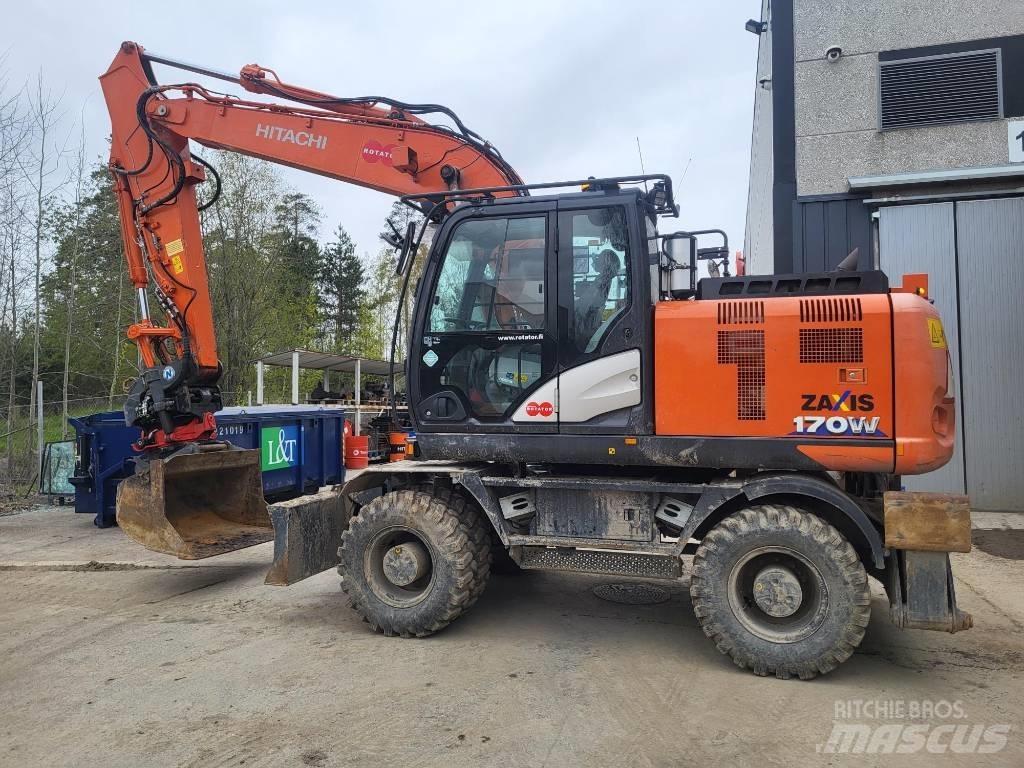 Hitachi ZX170W-6 Gumikerekes kotrók