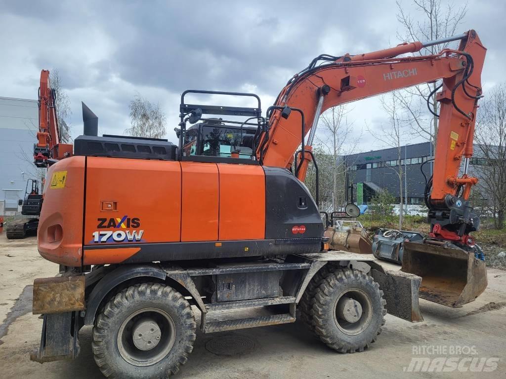 Hitachi ZX170W-6 Gumikerekes kotrók
