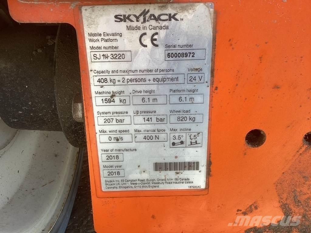 SkyJack SJIII3220 Ollós emelők