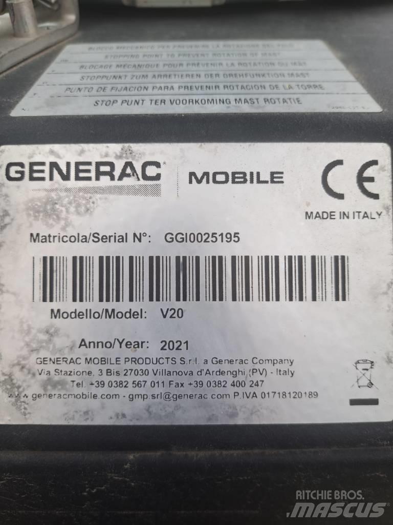 Pramac Generac V20 Fénytornyok