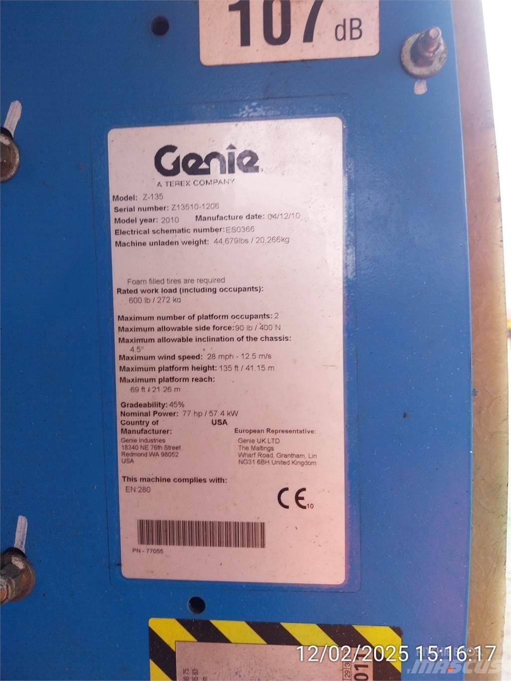 Genie Z135/70 Karos emelők