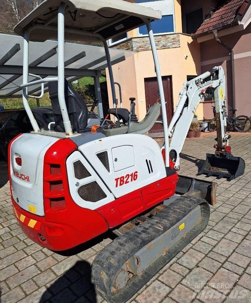 Takeuchi TB 216 Mini kotrók < 7t