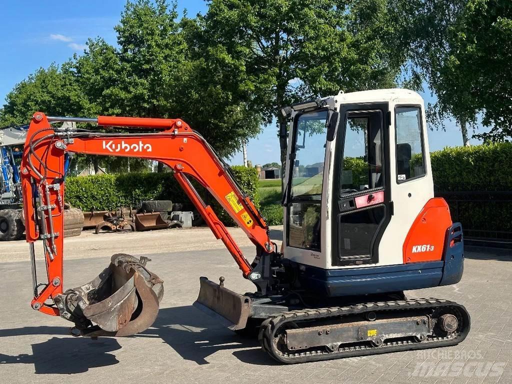 Kubota KX61-3 Mini kotrók < 7t