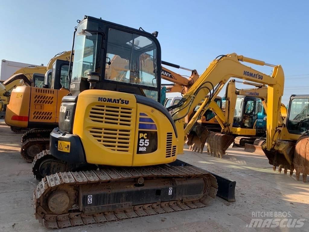Komatsu PC 55 Mini kotrók < 7t