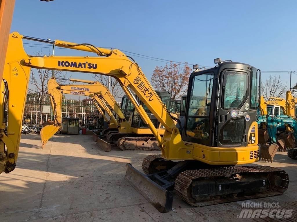 Komatsu PC 55 Mini kotrók < 7t