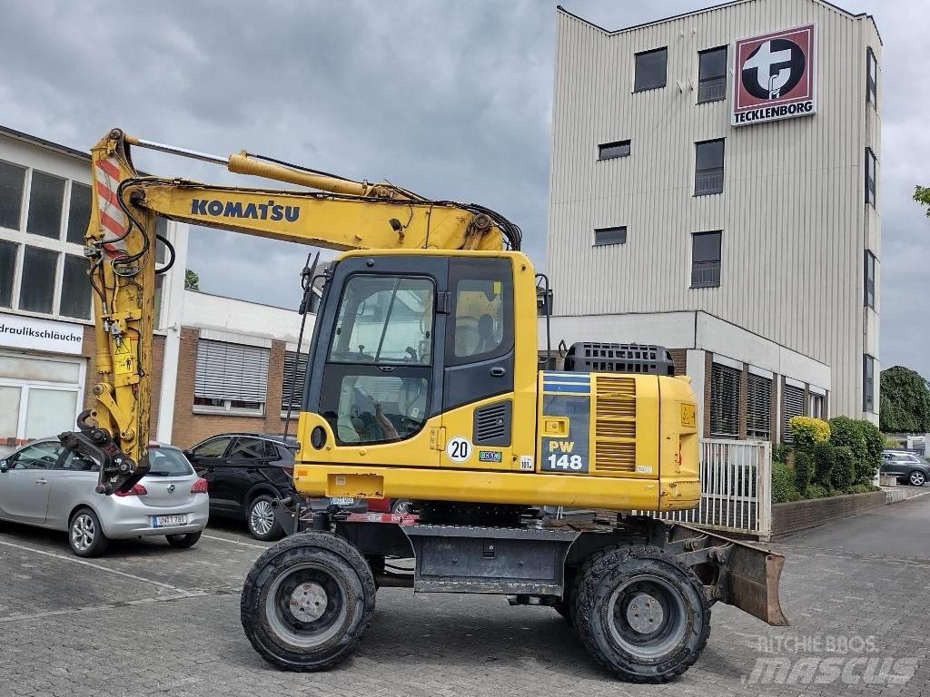 Komatsu PW 148-8 Gumikerekes kotrók