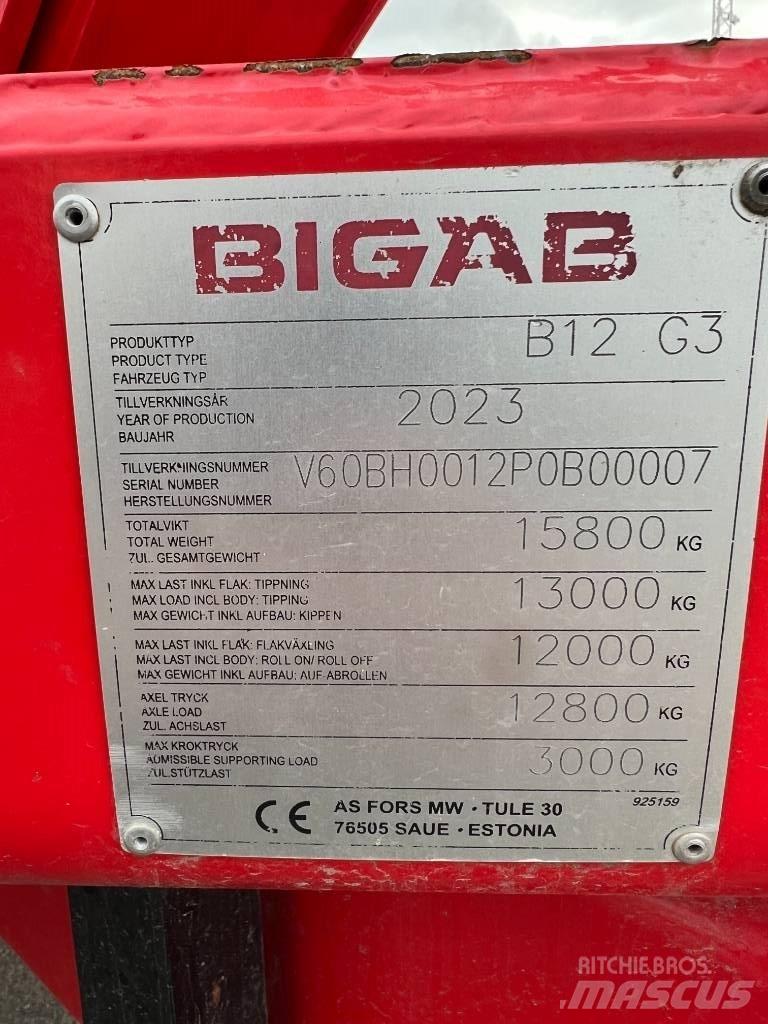 Bigab B 12 Mezőgazdasági Általános célú pótkocsik