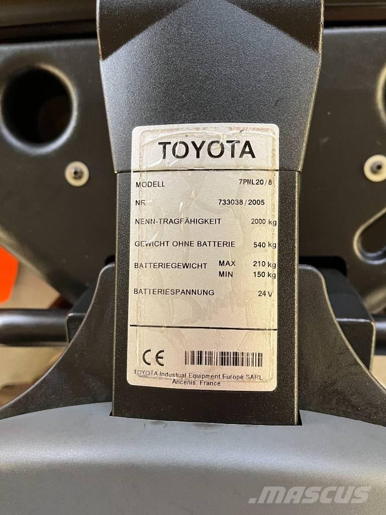 Toyota 7 PML 20 Alacsony emelőkocsi