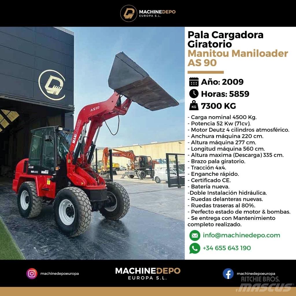 Manitou As 90 Mini homlokrakodók