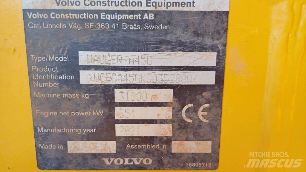 Volvo A 45 G Csuklósdömperek