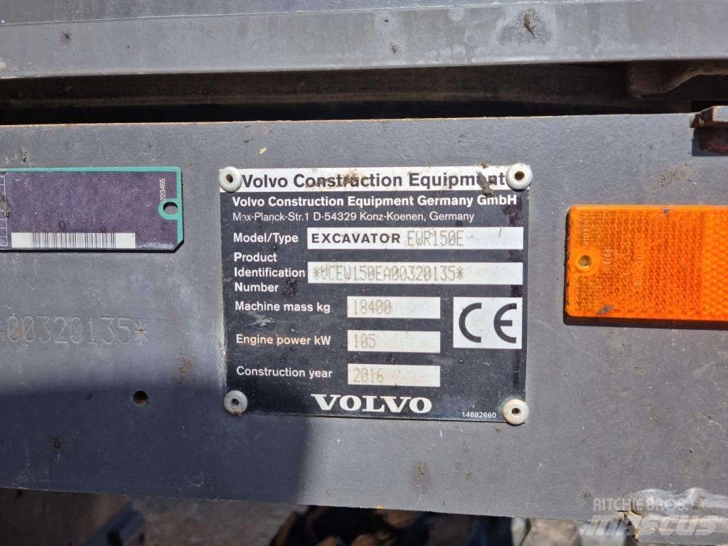 Volvo EWR 150 E Gumikerekes kotrók