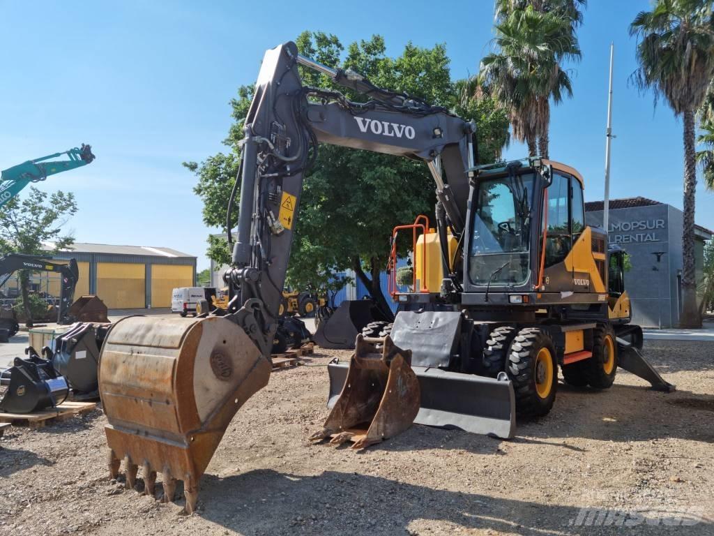 Volvo EWR 150 E Gumikerekes kotrók