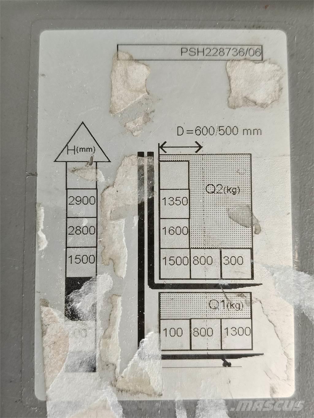 Atlet PSH160 Elektromos gyalogkíséretű targoncák