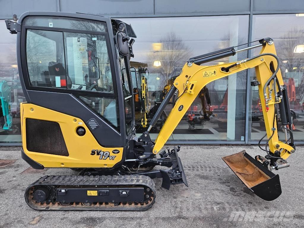 Yanmar SV 19 VT Mini kotrók < 7t