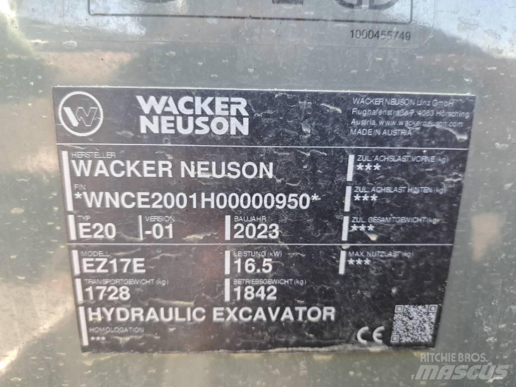 Wacker Neuson EZ17e Lánctalpas kotrók