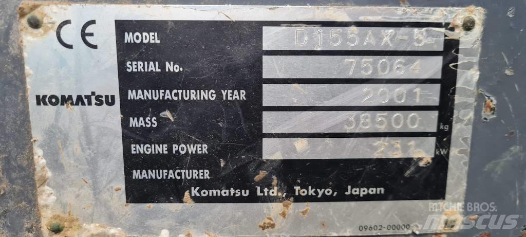 Komatsu D 155 AX-5 lánctalpas dózerek