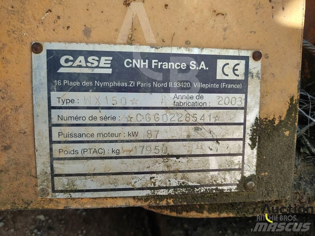 CASE WX 150 Gumikerekes kotrók