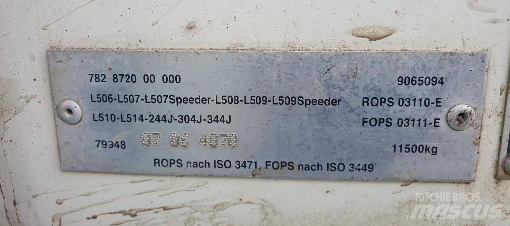 Liebherr L 507 Gumikerekes homlokrakodók