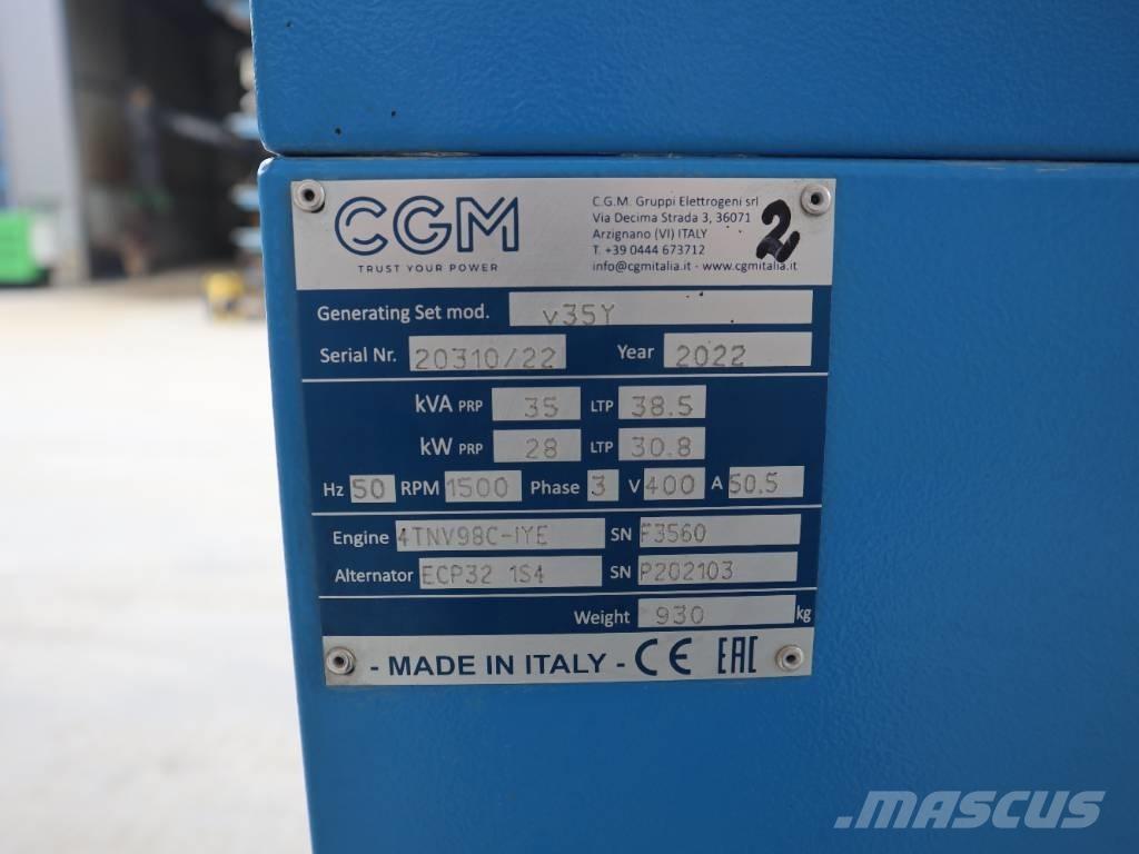 CGM V35Y Dízel áramfejlesztők