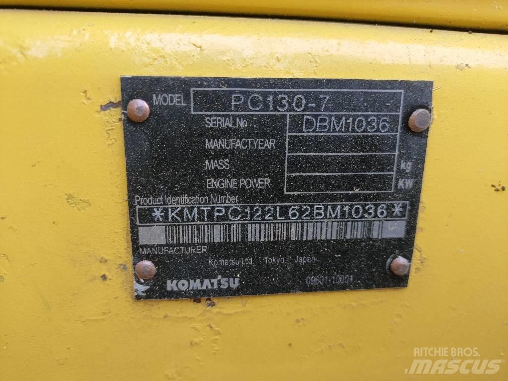 Komatsu PC130 Lánctalpas kotrók