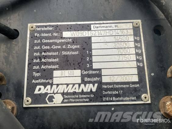 Dammann DT 5000 Önjáró trágyaszórók
