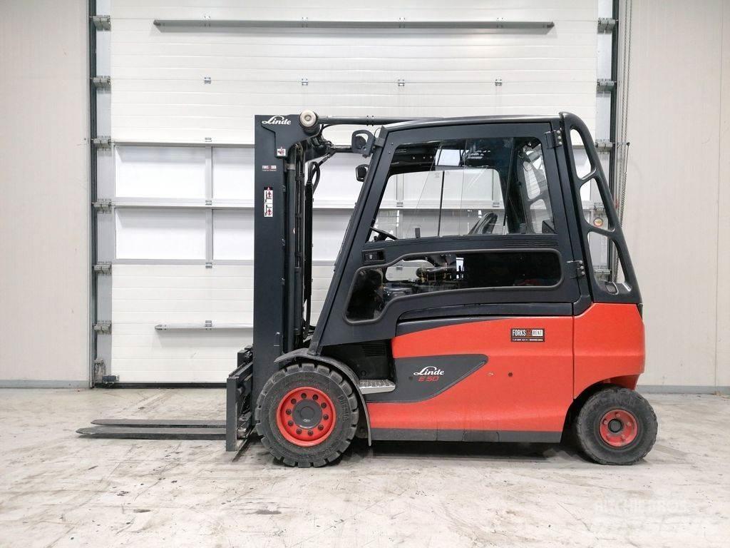 Linde E50HL-01 Elektromos targoncák