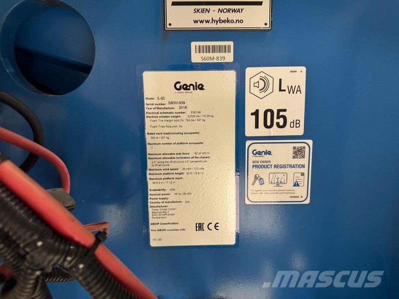 Genie S65 Teleszkópos emelők