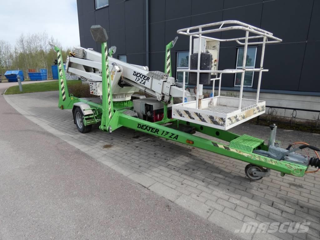 Dexter 17ZA Skylift Pótkocsira szerelt emelők és állványok