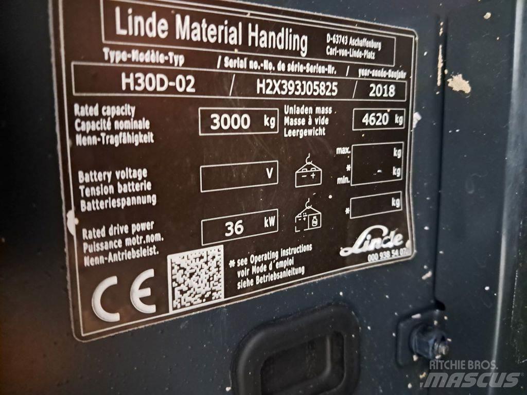 Linde H30D-02 Dízel targoncák
