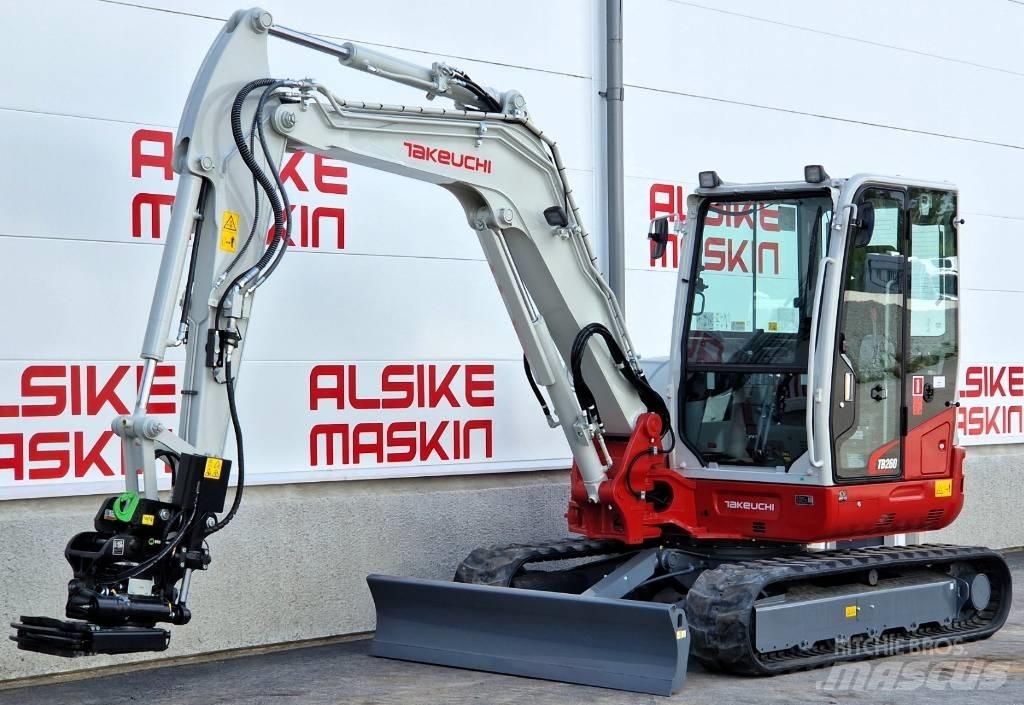 Takeuchi TB 260 Mini kotrók < 7t