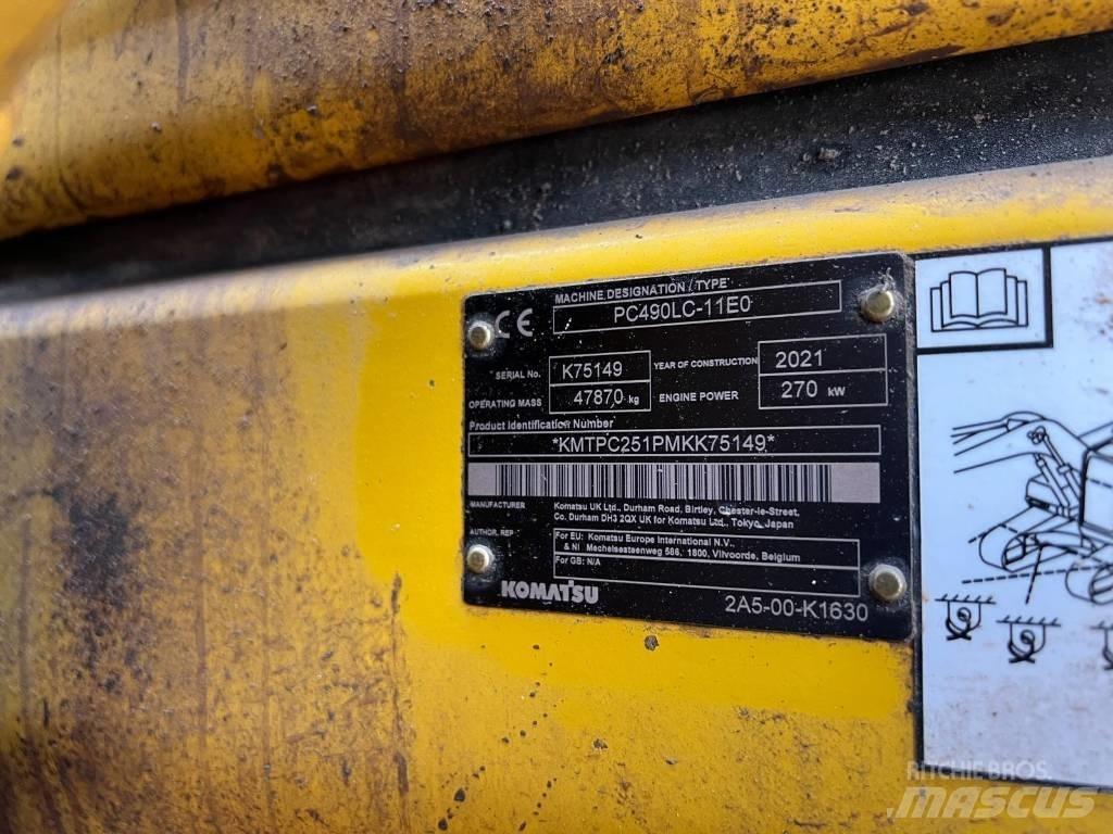 Komatsu PC490LC-11EO Lánctalpas kotrók