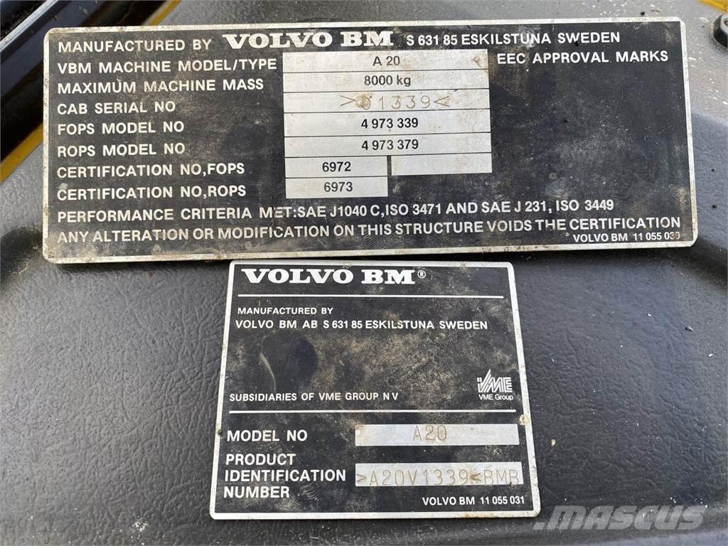 Volvo A20 Mezei dömperek