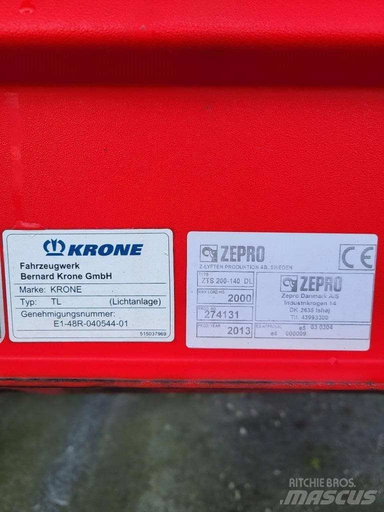 Krone SDP 27 Elhúzható ponyvás félpótkocsik