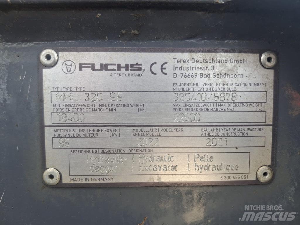 Terex Fuchs MHL320F Anyagmozgatás - Egyebek