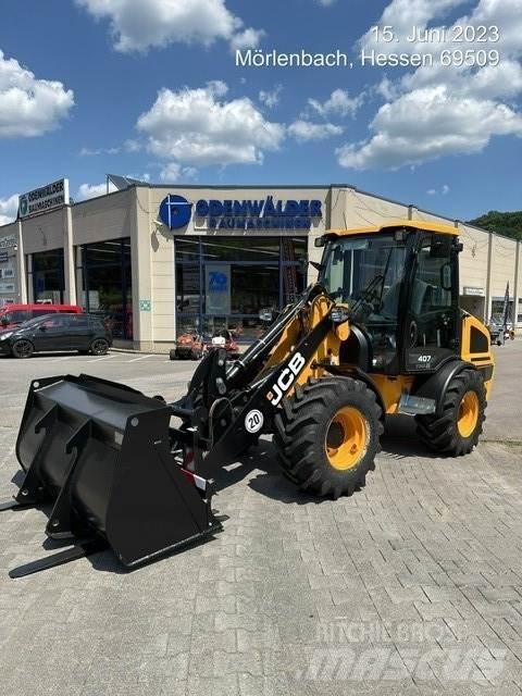 JCB 407 Gumikerekes homlokrakodók