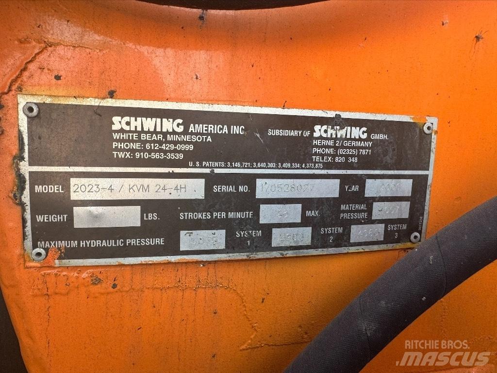 Schwing KVM 24-4H Betonpumpák
