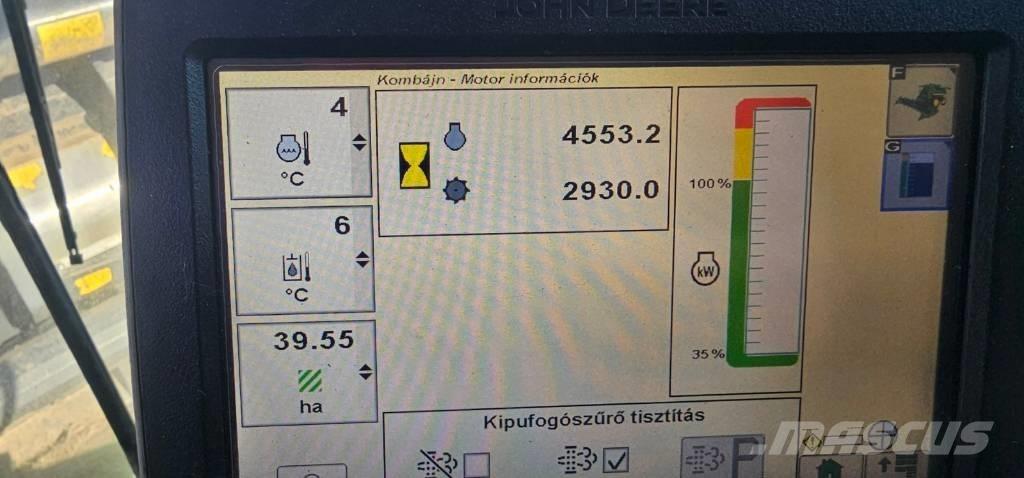 John Deere T 550 Kombájnok