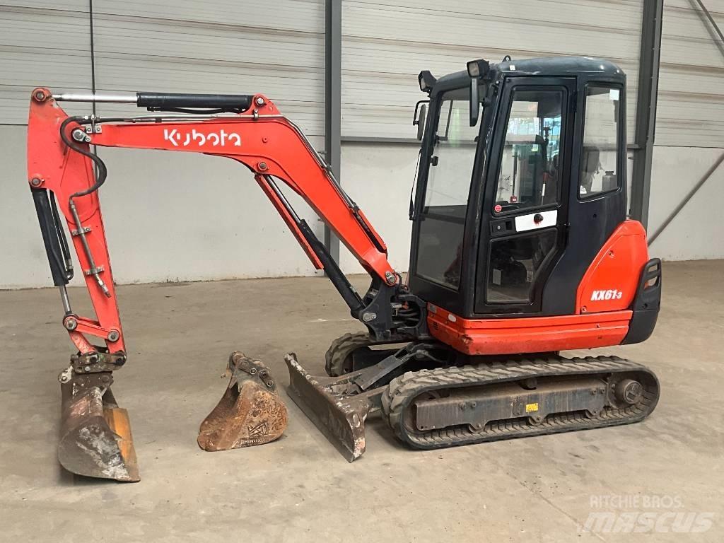Kubota KX 61-3 Mini kotrók < 7t