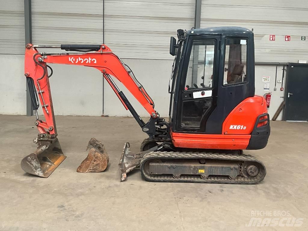 Kubota KX 61-3 Mini kotrók < 7t
