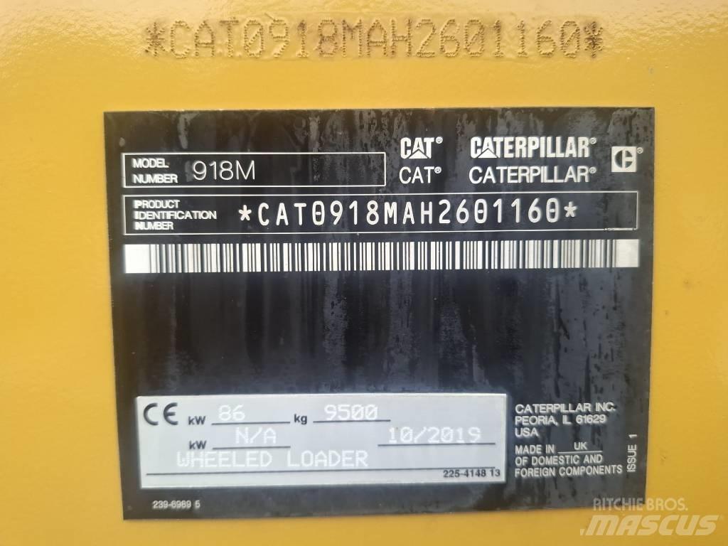 CAT 918 M Gumikerekes homlokrakodók