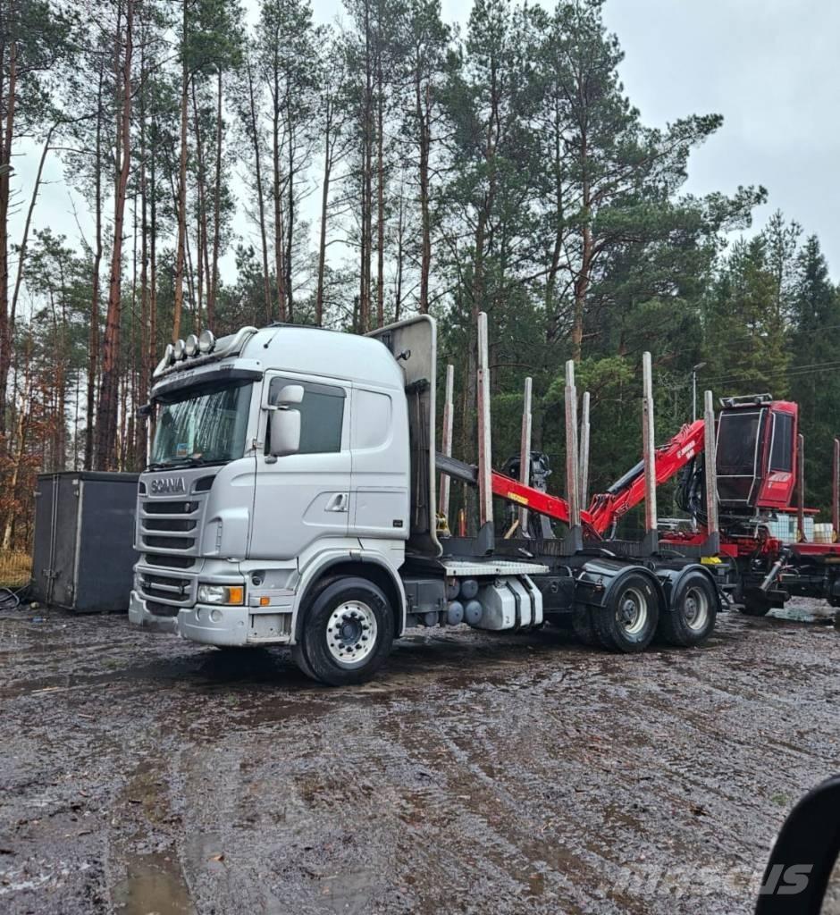 Scania R 730 Rönkszállító teherautók
