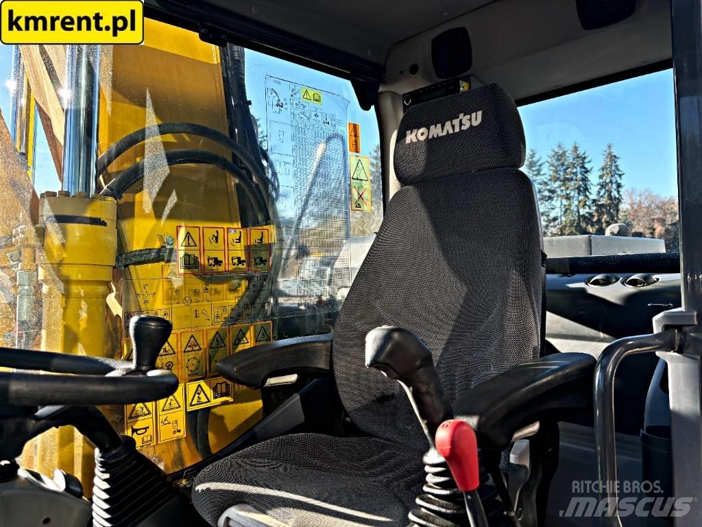 Komatsu PW 148 Gumikerekes kotrók