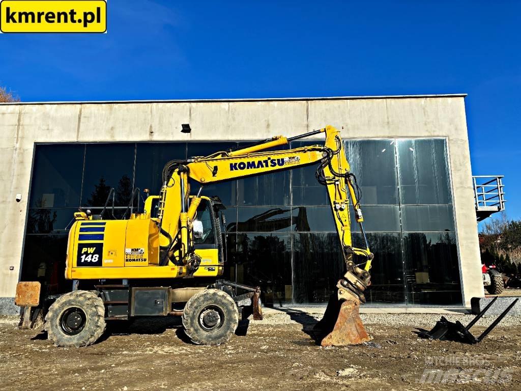 Komatsu PW 148 Gumikerekes kotrók