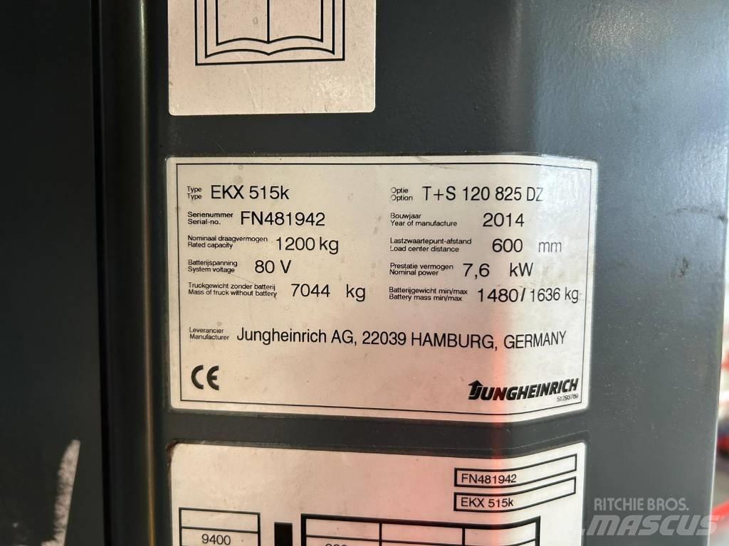 Jungheinrich EKX515k Komissiózó magas emelésű targonca